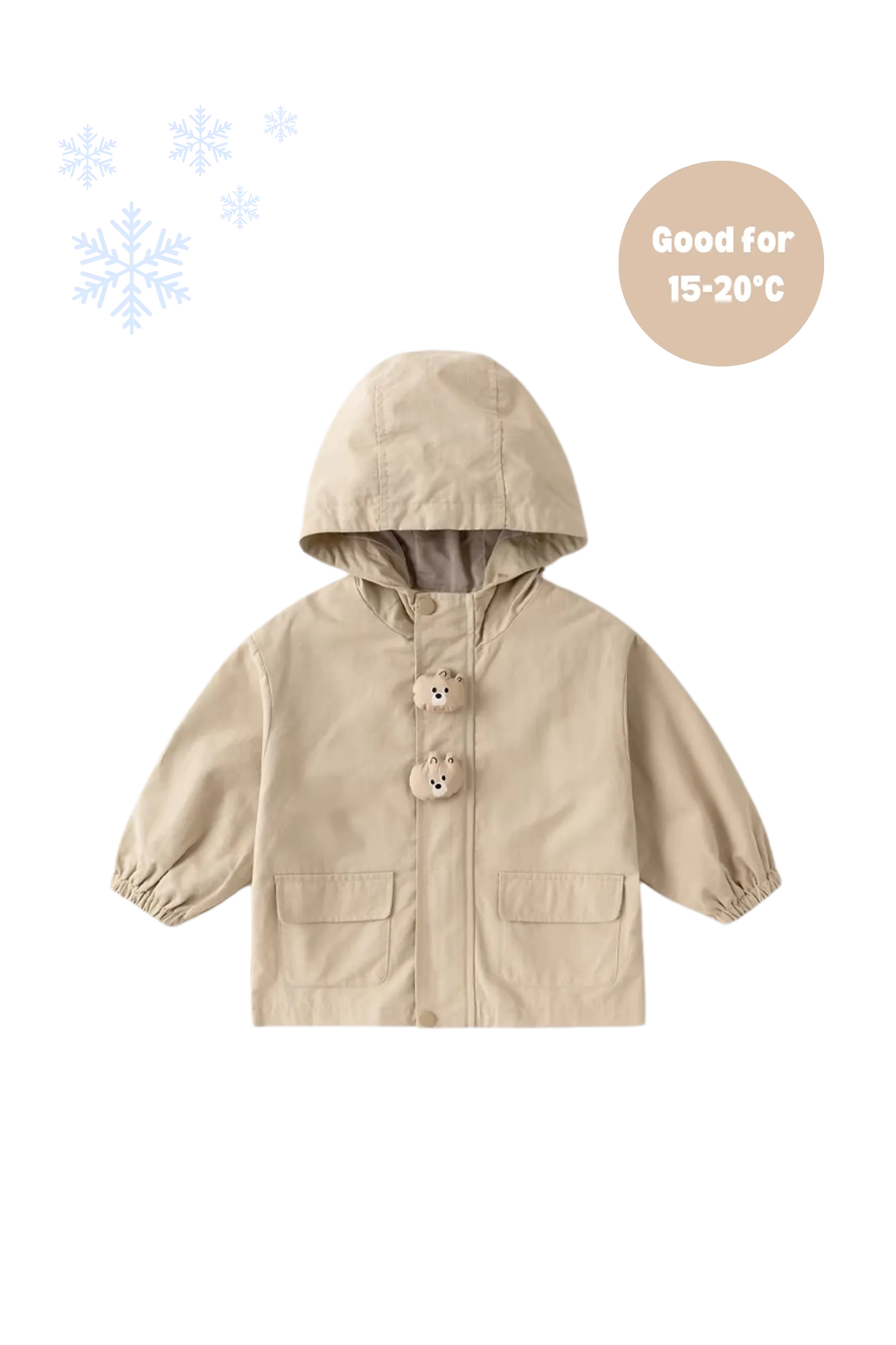 Autumn Hooded Parka Sand