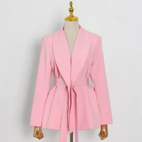 Blazer & High Waist Pants Set