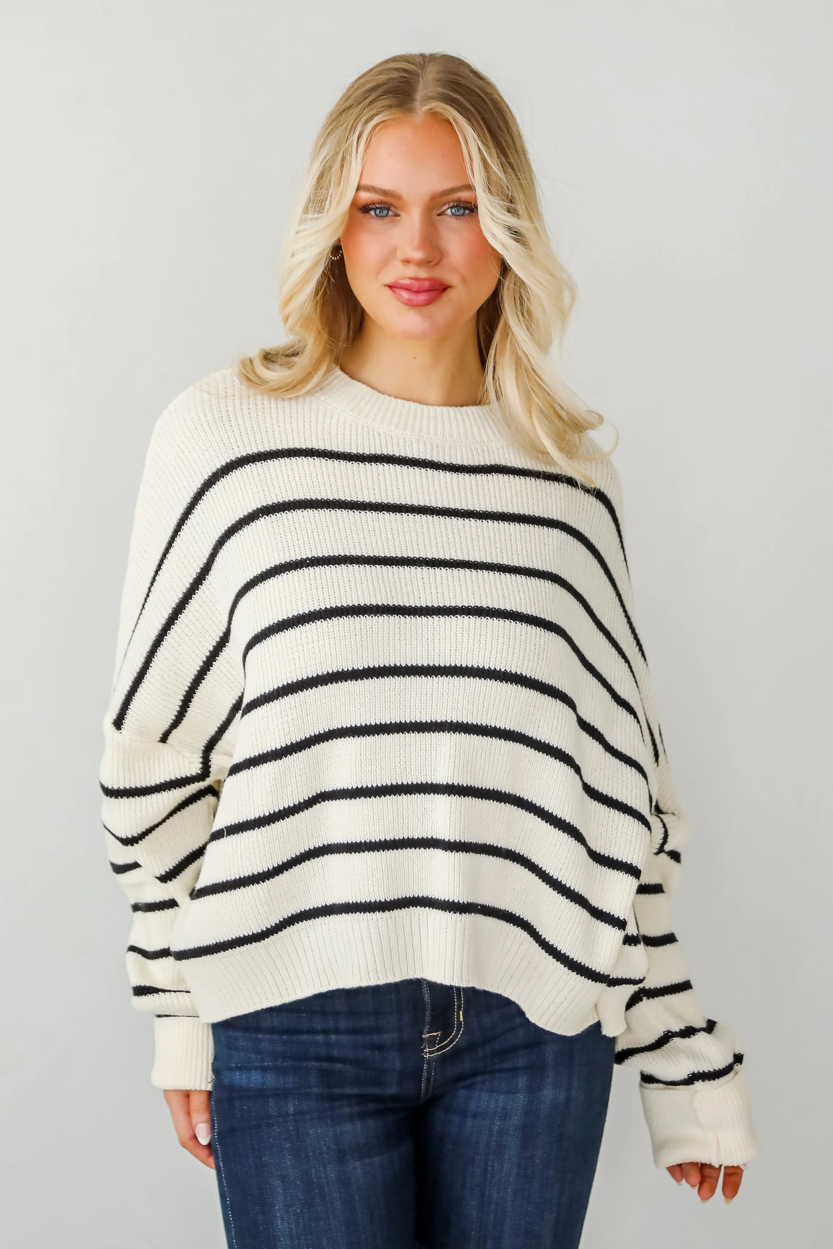 FINAL SALE - Sweetest Comfort Striped Sweater