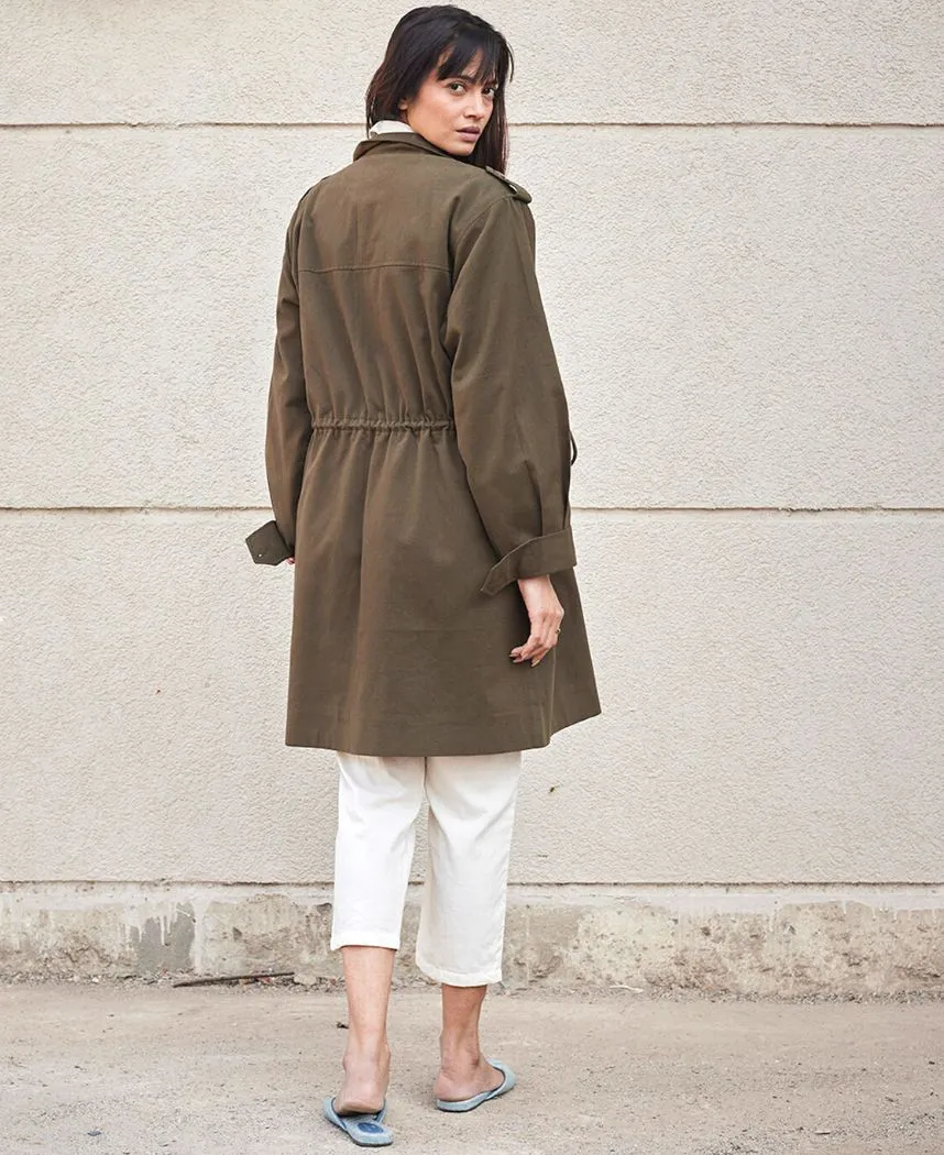 Olive Parka Jacket