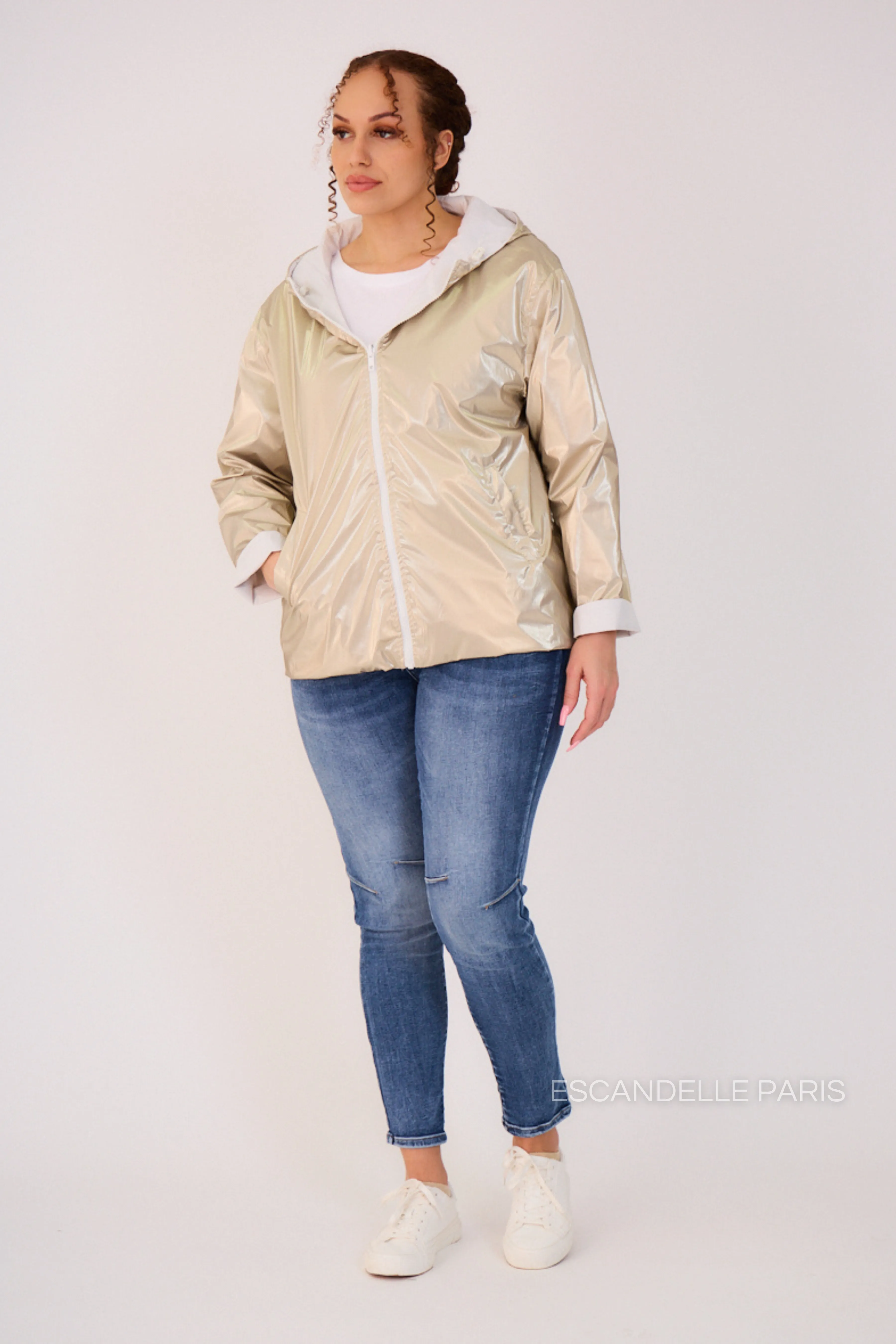 Parka Courte Réversible