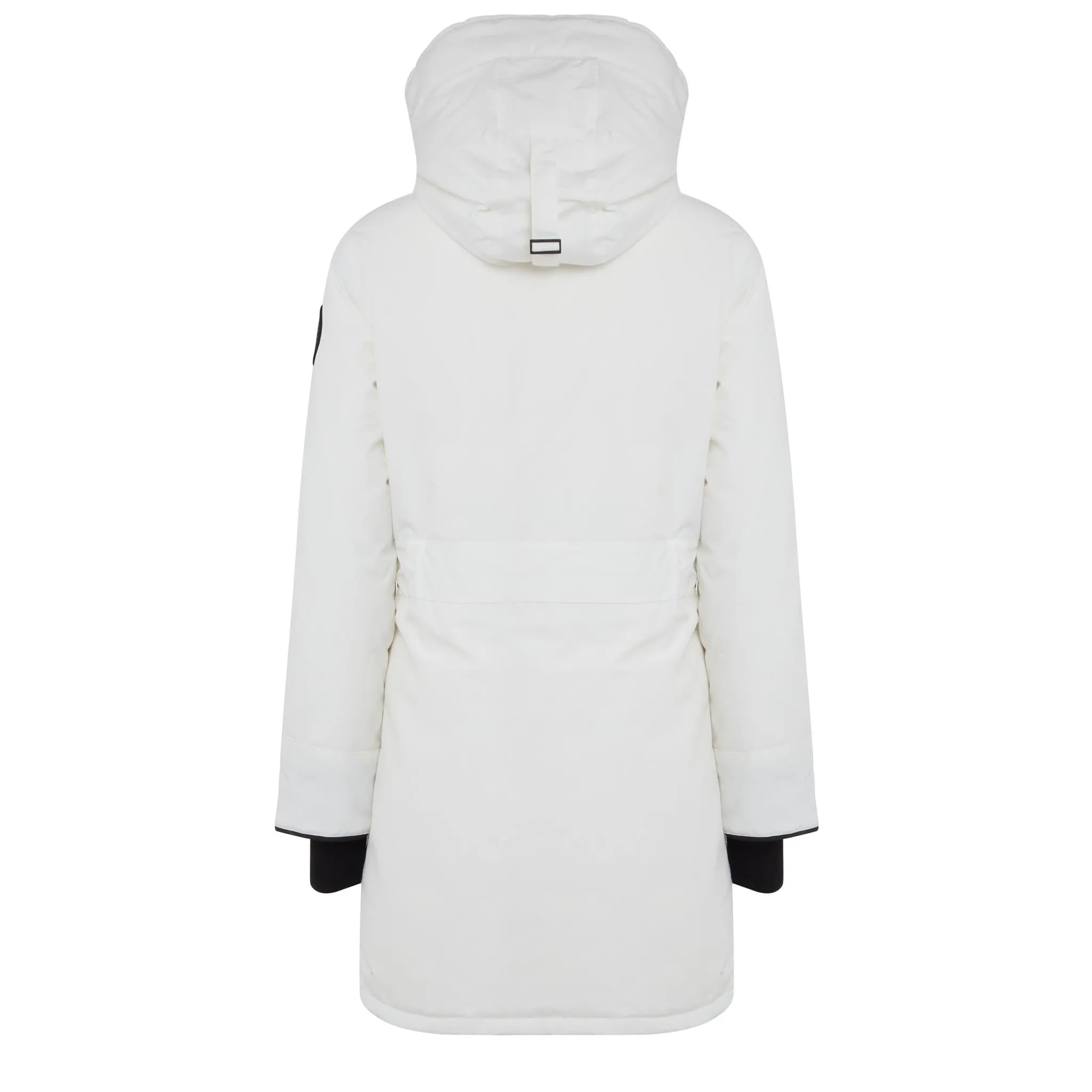 Parka "Trillium" in tessuto bianco
