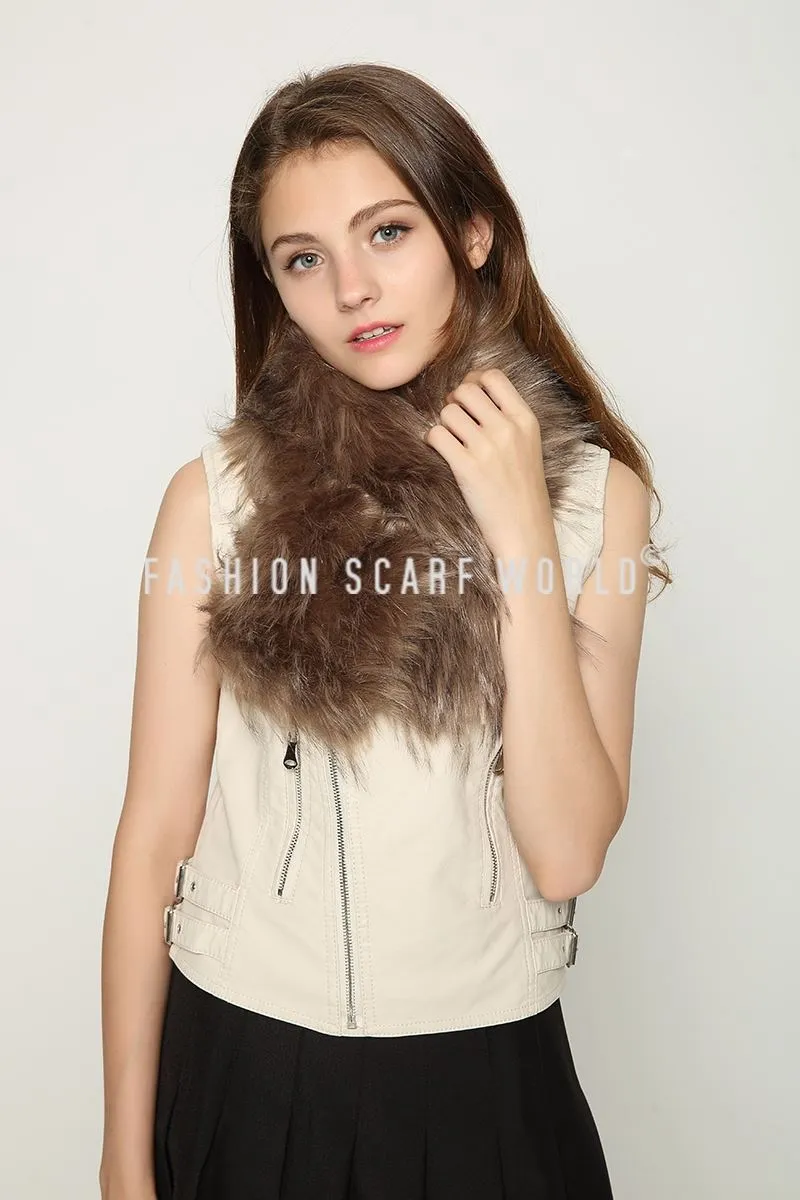Short Faux Fur Collar