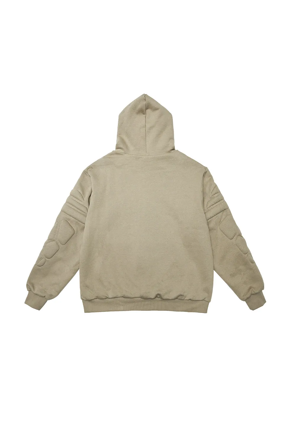 Sponge Filling Embroidered Zip Hoodie