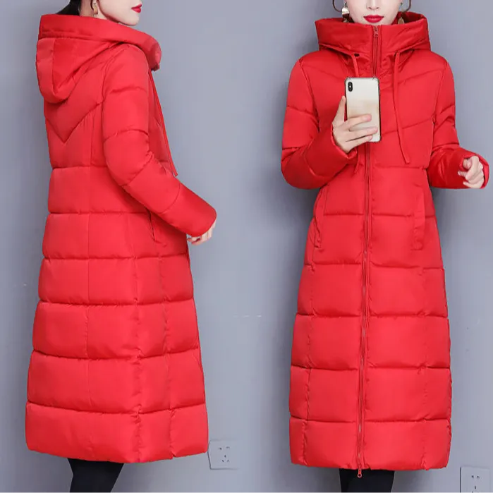 Stella Marie Winterjas | Super warme lange puffer parka met capuchon voor dames